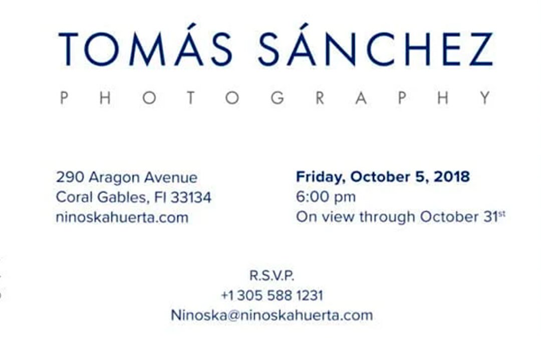 Tomás Sánchez – Photography