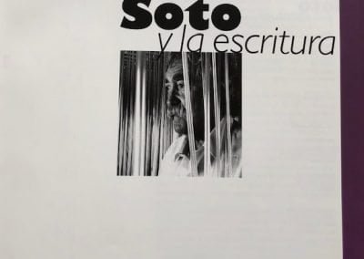 Image of the book "Soto y la Escritura"