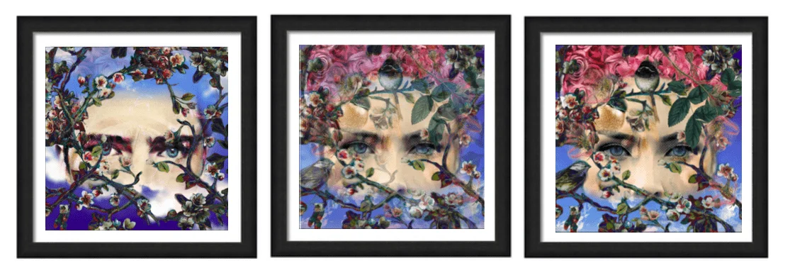 Adam Eva Lenticular Photo 3D flip 2019