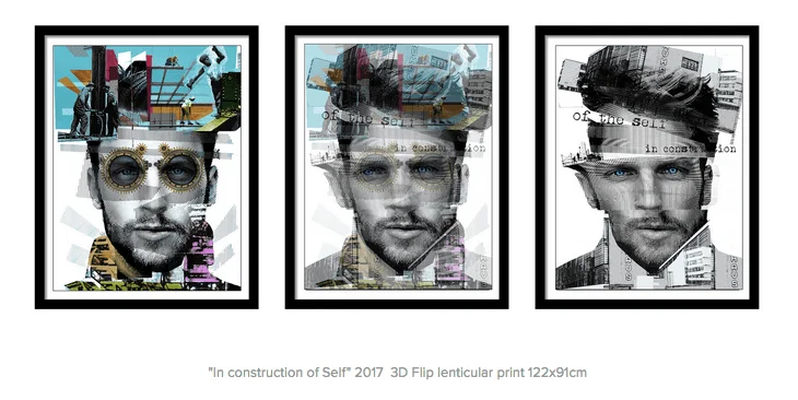In construction of the self 121x91cm 2017
