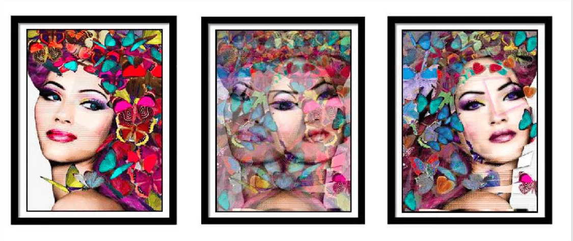 Tranitorial Being lenticular flip 3D 121x91cm 2016
