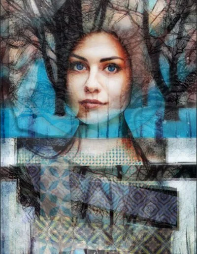 WINTER SOLSTICE LENTICULAR 3D PRINT 120X90cm